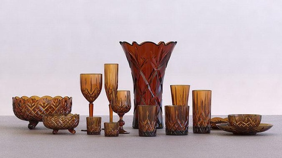 decore set 002 decor accessory ornament decoration household house crystal crystalvase vase glassware 3d print model - Mito3D