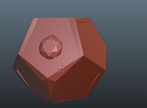 decaedro caja bisagra ilustración arquitectura forma diseño arte joyería joya almacenamiento paquete geométrico matemático imprimible dodecaedro decoración 3d print model - Mito3D