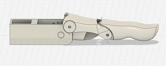 dedo robot robotica protesis finger motor bionic mechanic hobby diy robotics 3d print model - Mito3D