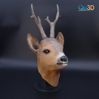 geyik man high end 3d Yazdır model yüksek poli qu3d stl dosya randevu basınç hayvan hayvanlar vahşi kafası deko Sanat heykeller karaca queisser 3d print model - Mito3D
