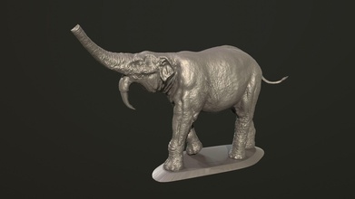 deinotherium thraceiensis dinosauro paleoart estinto tirannosauro rex creatura iguana arte sculture 3d print model - Mito3D