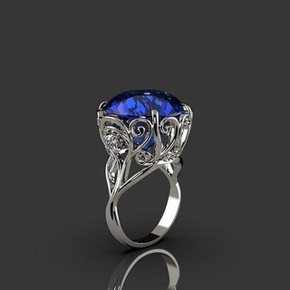 delicado diamante anillo joyería joya oro plata cnc 3dprinted Moda diseño imprimible impresión prototipos diamantes platino anillos 3d print model - Mito3D
