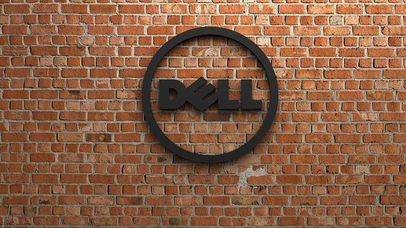 Dell logo portable technologie site Internet icône symbole ios fenêtres art sculptures 3d print model - Mito3D