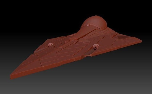 delta 7 Jedi começar lutador Guerra Estrelas aotc estelar espaço avião jogos brinquedos 3d print model - Mito3D