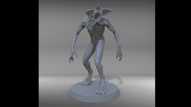 demogorgon fremder 3d drucken modell scifi monster fremde dämon skulptur statue sammlerstücke spielzeug miniatur figur zahl kunst dekoration skulpturen netflix 3d print model - Mito3D