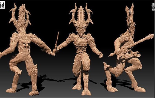 iblis kan bülteni Warhammer minyatürler 40k oyunlar oyuncaklar bilim fi figürinler fantezi 3dcustom 3dmodel bültenleri kanlı özel model damlacıklar din Sanat heykeller 3d print model - Mito3D