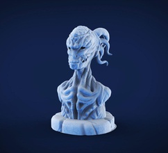 demone scultura giochi-giocattoli il giocattolo male monster ritratto da collezione miniature sfida giochi i giocattoli 3d print model - Mito3D