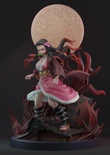iblis avcı nezuko bölmek versiyon anime kız oni oyunlar oyuncaklar 3d print model - Mito3D