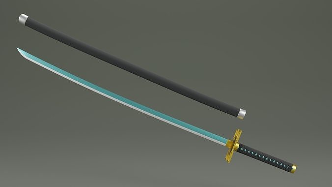 demon slayer tokito sword - kimetsu no yaiba 3d print model demonslayer anime kimetsunoyaiba cartoon katana weapon japan games cosplay costume manga toys tokitosword 3D print model - Mito3D