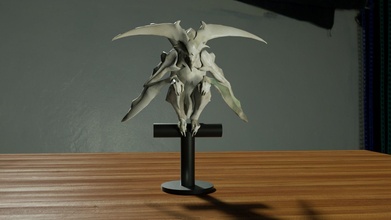 demon statue character monster creature horror halloween 3dprint sculpture beast fantasy fictional predator games toys 3d print model - Mito3D