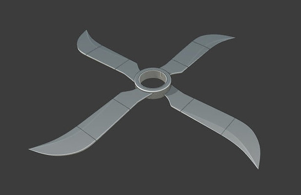 demonio viento shuriken ventilador arte naruto cosplay escultura juegos juguetes réplica anime 3d print model - Mito3D