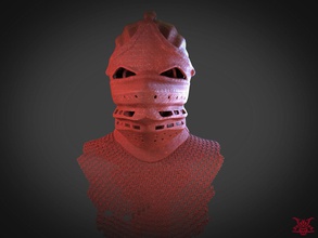 demons souls helmet fanart 3dprinting medieval fantasy vidoegames toy games toys 3d print model - Mito3D