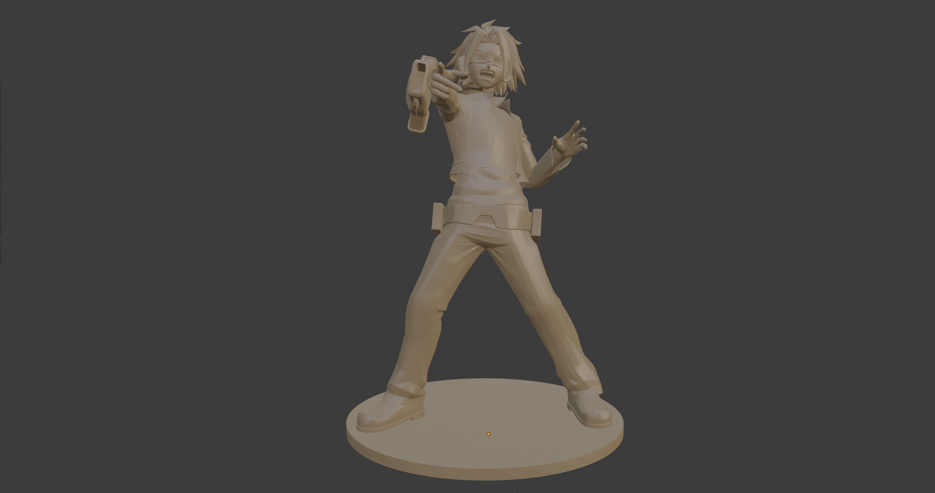 denki kaminari film fantaisie action animation aventure anime jeux personnage figure manga jouets my vicié université sla imprimante boulon charge 3D print model - Mito3D