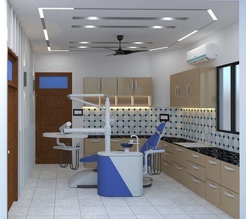 dental clinic interior design medical dentist dentistry teeth medicine hospital tooth equipment chair mouth operation science doctor biology 3d print model - Mito3D