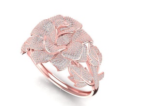 conception 2021 luxe diamant Rose bracelet 1929 bijoux mode accessoires or femme femmes unisexe bracelets 3d print model - Mito3D