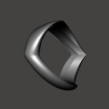 design moderner ring Mode engagement Juwel Hochzeit Schmuck Damen andere 3d print model - Mito3D