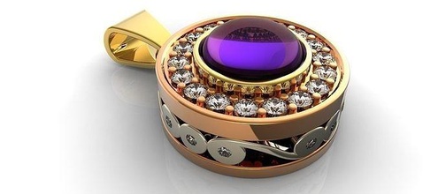 tasarım kolye stl obj biçim elmas yazdırılabilir mücevher düğün platin parlak sterlin moda yüzük güzellik safir gümüş altın takı 3d print model - Mito3D