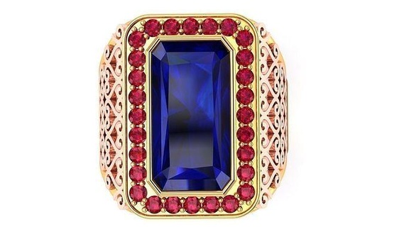 Projeto anel ouro imprimível esterlina engagem moderno platina diamante jóias prata noivado Casamento moda beleza cafajeste argolas joalheria 3d print model - Mito3D