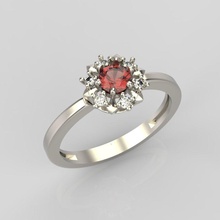 anello di progettazione del gioiello diamanti gioielli brillante diamante fidanzamento gemma oro argento con in pietra nozze matrimonio anelli 3d print model - Mito3D