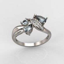 diseño de anillo joyas diamantes la joyería brillante el diamante compromiso moda y belleza gem oro joya lujo matrimonio platino precioso imprimible plata sterling estilo los anillos 3d print model - Mito3D