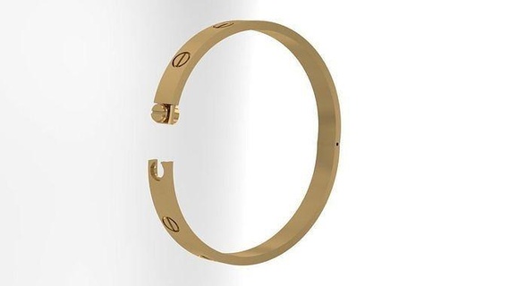 Design Schraube Scharnier Fuhrmann Armband desing Armbänder elegant stilvoll Schmuck Hardware Luxus Gold Mode Neu zeitgenössisch 3d print model - Mito3D