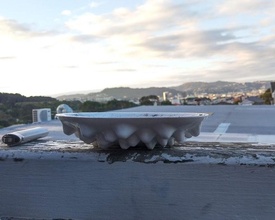 diseñador cenicero porcelana fumar cigarrillo menaje cerámico generativo saltamontes diseño frio hierba casa accesorios 3d print model - Mito3D