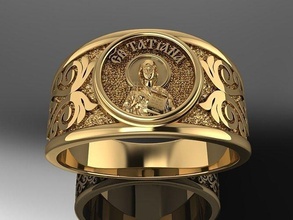 diseñador anillo svt tatiana joyería joya oro plata cnc 3dprinted Moda diseño imprimible señales impresión prototipos anillos delicado 3d print model - Mito3D