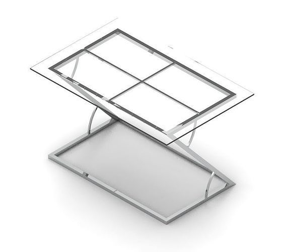 bureau forme cube espace rangement maison meubles 3D print model - Mito3D