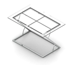 desk shape cube storage house furniture 3d print model - Mito3D