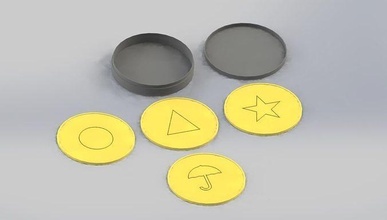 dessous de verre tintenfisch spiel schützen tabelle haus küche essen 3d print model - Mito3D