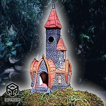 destin église dé tour rpg Jeu fantaisie médiéval bâtiment art déd rôle jouant donjon dragons Jeux jouets planche 3d print model - Mito3D