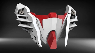 fortune v3 mask covid19 fashion destiny seed cosplay wearable airsoft hobby diy mecha mechamask 3d print model - Mito3D