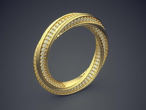 2206 detaylı kolye minik elmaslar takı altın mücevher yüzük düğün nişan elmas parlak cad gem platin yazdırılabilir Gümüş detay tasarım 3d print model - Mito3D
