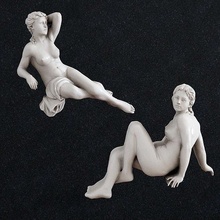 deva femme déesse muza2 ange cnc statue imprimable bijoux pendentif or bague argent Cupidon nymphe Roma art sculptures 3d print model - Mito3D