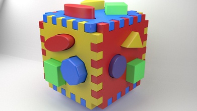Entwicklung von Cubes Spiele-Spielzeug cube Spiel Spiele Logiken low Modelle poly verschiedene - Spielzeug Spiele, puzzle 3d print model - Mito3D