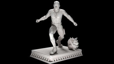 şeytan gözüpek figür koleksiyonu karakter adam vücut kahraman komik Retrato Sanat heykeller 3d print model - Mito3D
