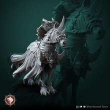 devil horse pre-supported animal creature demon beast satan tabletop 3dminiatures 3dprinting boardgame toys stls dnd dndcharacter games board 3d print model - Mito3D