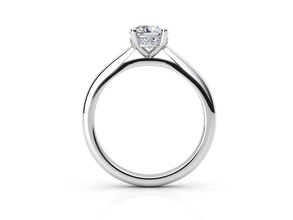 di 011 le platine bijoux de mariage gem imprimable bague en diamant la livre sterling brillant or l'engagement fiançailles les anneaux d'argent 3d print model - Mito3D