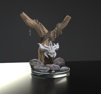 diablo4 Lilith 3d gümüş mücevher Yazdır model madalyonlar Şeytan yazdırılabilir mobilya Sanat heykeller moda 3d print model - Mito3D