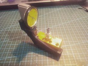 comparador de apoio torno ferramenta titular suporte poste mini mecânico mini-torno hobby diy mão as ferramentas manuais 3d print model - Mito3D