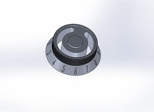 dial knob electronics mechanical design component dfm hobby diy 3d print model - Mito3D