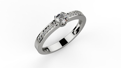 diamante anel modelo casamento moda joalheria canadá noivado solitário uk europa argolas cafajeste eua engagem imprimível prata esterlina ouro romance 3d print model - Mito3D