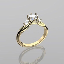 Diamon Ring Schmuck Engagement Hochzeit Romantik Ehe Mode Ringe 3d print model - Mito3D