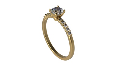 diamon squillare taglia 5 10 calcolo mm oro argento stampabile gemma brillante gioielleria anelli regalo contento moda bellezza 3d print model - Mito3D