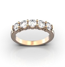 diamon ring jewelry gold diamond diamonds marriage wedding band engagement bridal rings 3d print model - Mito3D