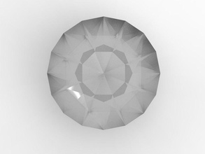 diamante arte proporzione geometrico gioiello gioielleria anelli 3d print model - Mito3D