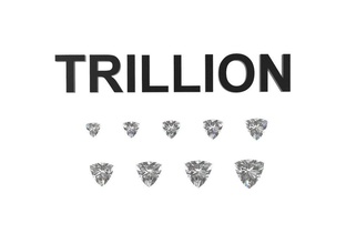 diamant milliards forme cligner surface facetté bijoux 3d print model - Mito3D