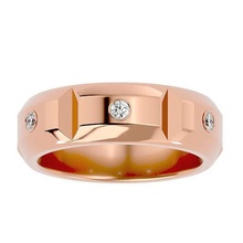 diamant band hochzeit engagement ring 360 aussicht animation ringe schmuck druckbar gold solitär platin 3d print model - Mito3D