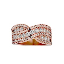 diamante gruppo musicale nozze fidanzamento squillare 360 visualizza animazione anelli gioielleria stampabile oro 3d print model - Mito3D