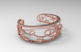 elmas bileklik takı lüks moda değerli mücevher yazdırılabilir düğün gümüş altın Engagemnt Aksesuarlar yüzük nişan sterlin bilezik angagem bilezikler 3d print model - Mito3D